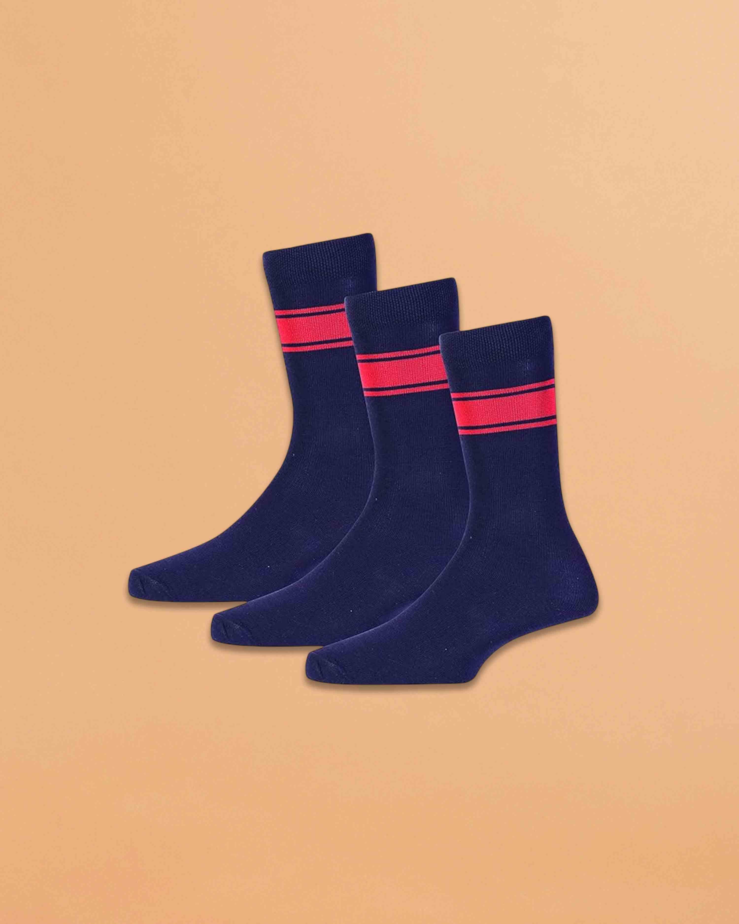 Striped School Socks
